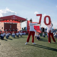 В Чернянке прошёл третий парад физкультурников В Чернянке прошёл третий парад физкультурников.